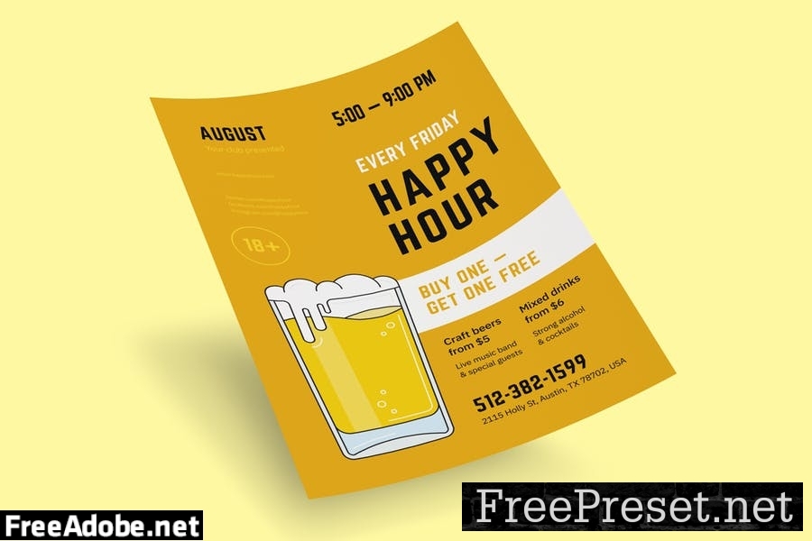 Happy Hour Poster