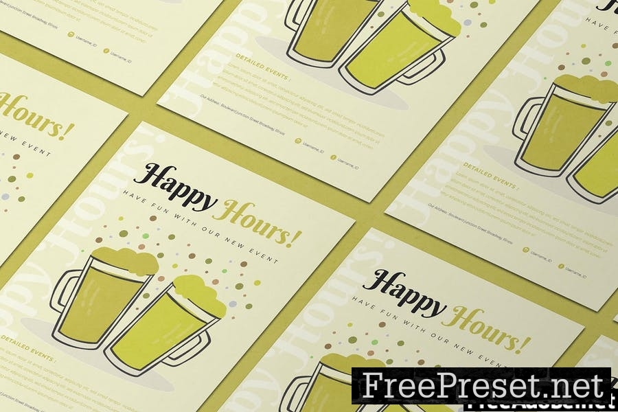 Happy Hours - Flyer