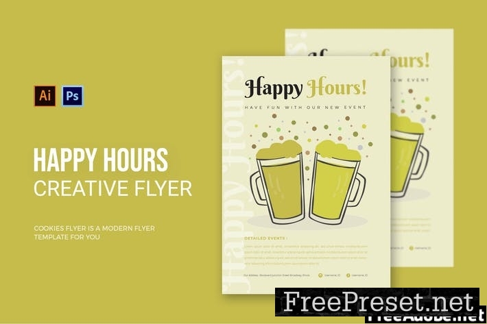 Happy Hours - Flyer FHADWK7