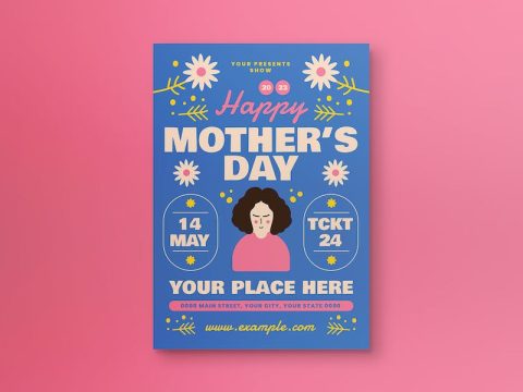 Happy Mother's Day Flyer 3VKZEXY