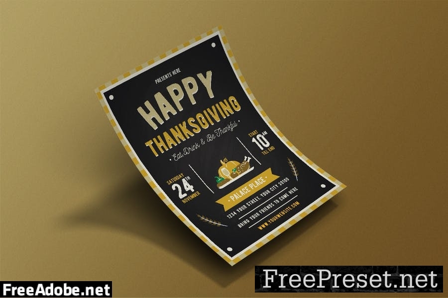 Happy Thanksgiving Flyer