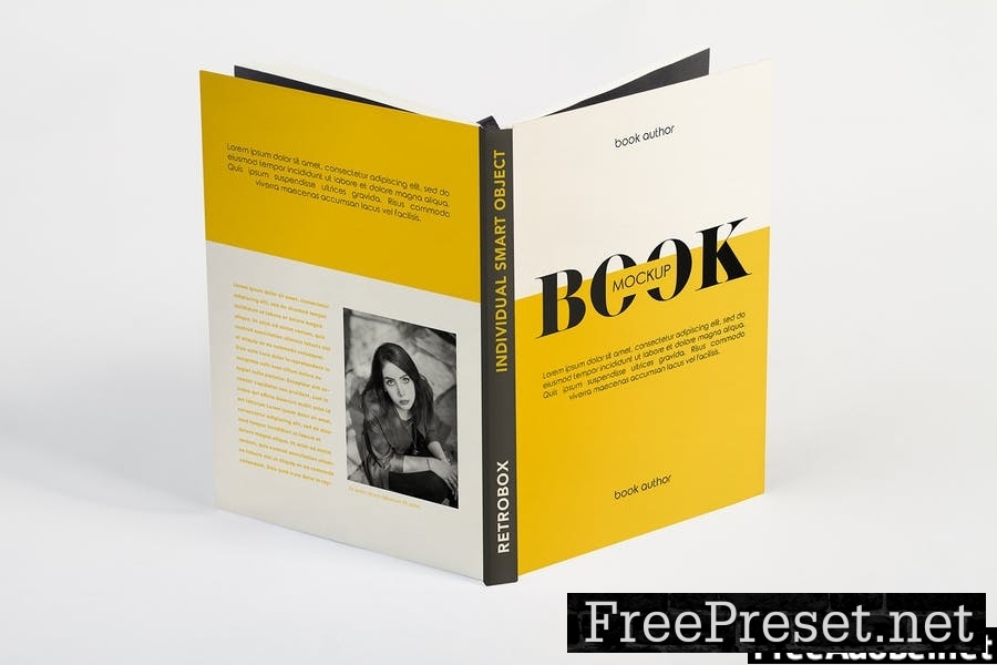 Hard Cover Book Mockup 6JDWX7S