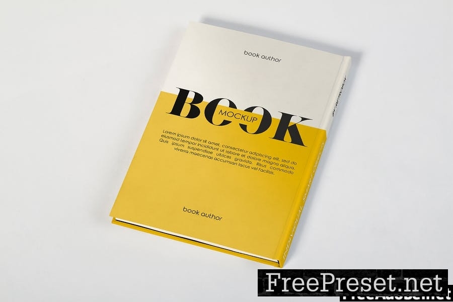 Hard Cover Book Mockup 6JDWX7S