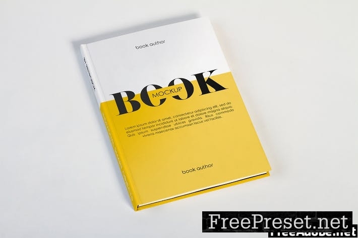 Hard Cover Book Mockup 6JDWX7S