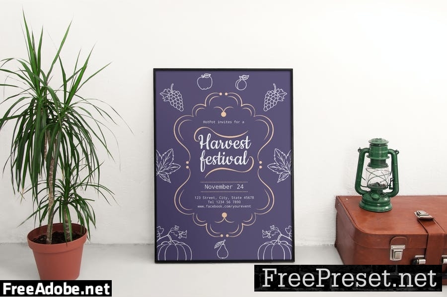 Harvest Festival Flyer and Poster Template