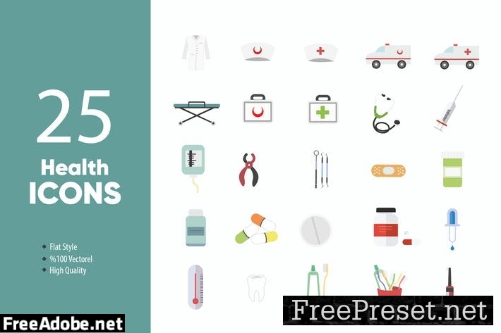 Health Icons Set 4CDBBHJ