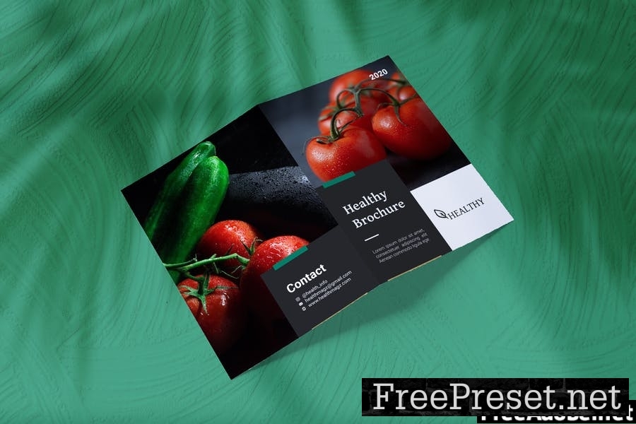 Healthy Food Bifold Brochure