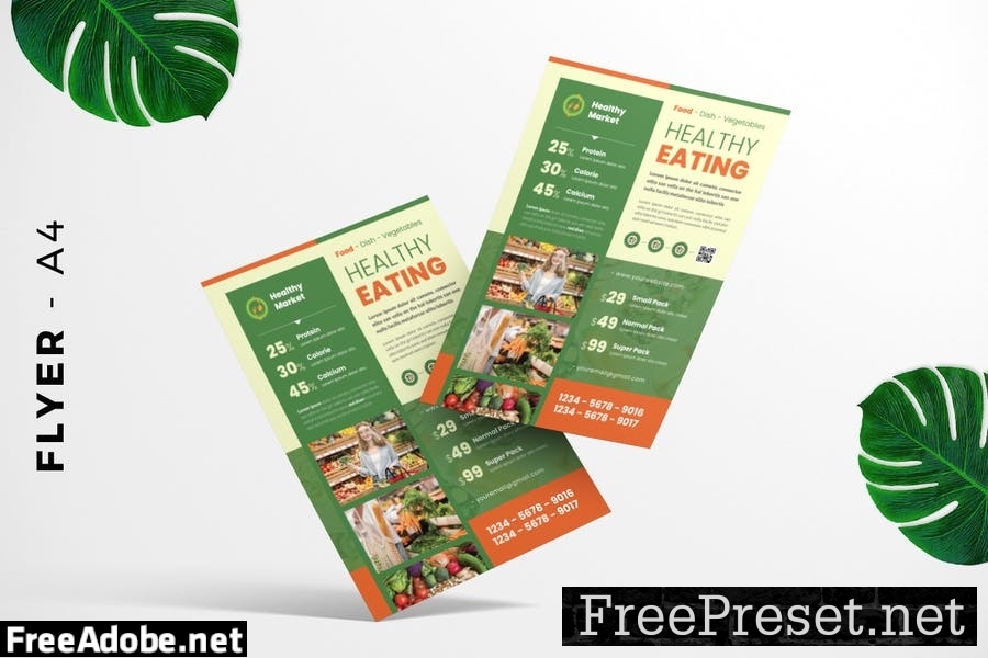 Healthy Food Flyer Design