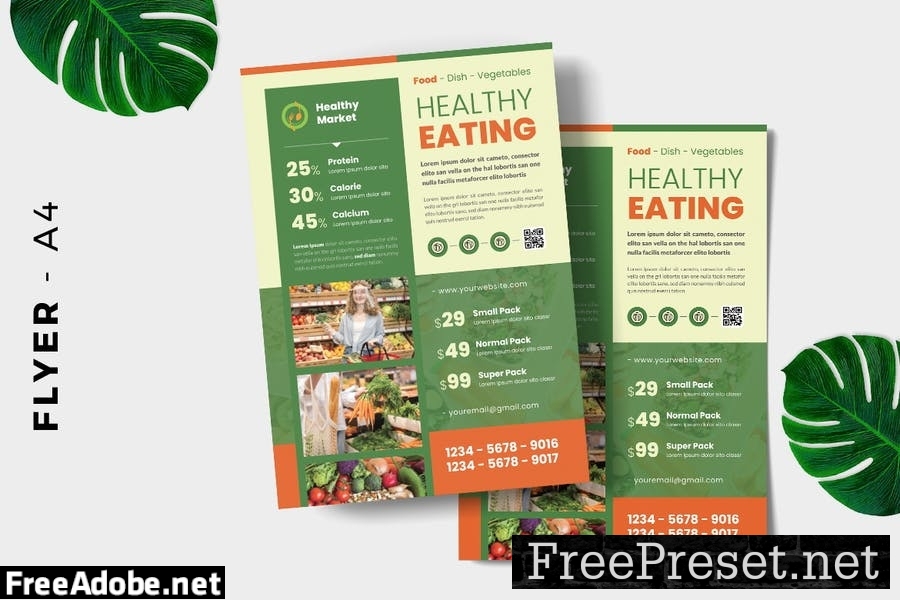 Healthy Food Flyer Design