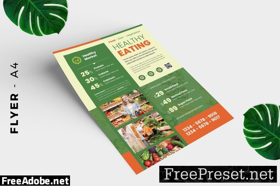 Healthy Food Flyer Design