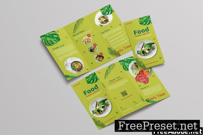 Healthy Food - Trifold Brochure 9WTA3VM