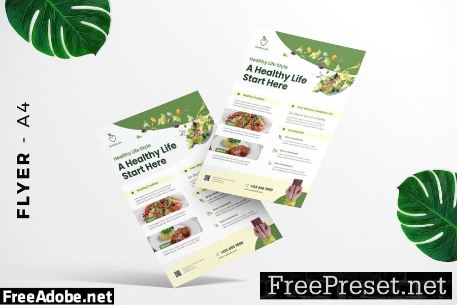 Healthy Organic Food Flyer Design