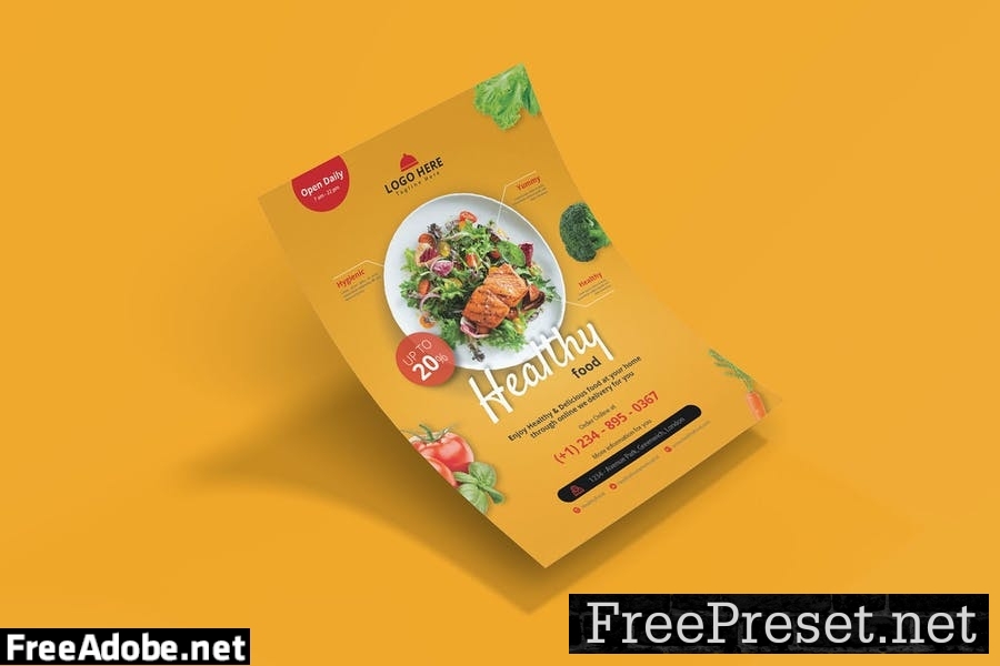 Healty Food - Flyer LX7SBS5