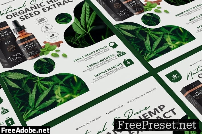 Hemp Product Poster LHTAD3T