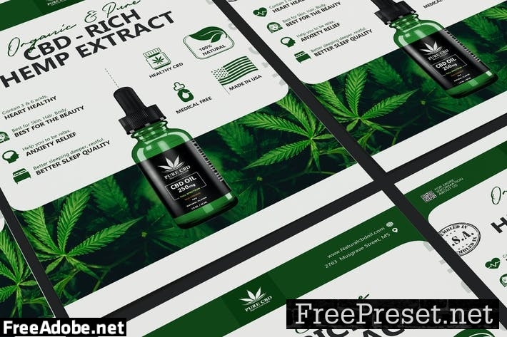 Hemp Product Poster MFPAPKR