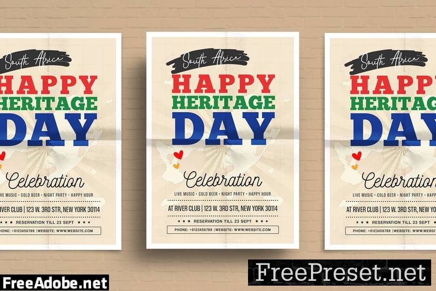 Heritage Day Flyer Template