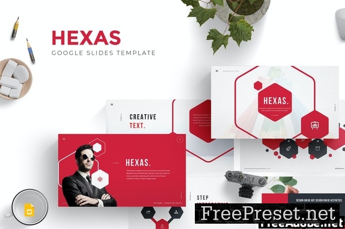 Hexas Google Slides Template QUPDL8