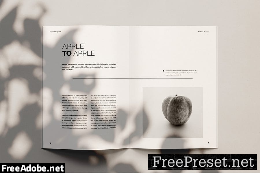 Hezel Nut - Magazine Template G7QVFA7