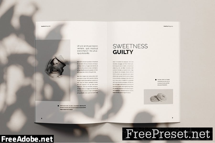 Hezel Nut - Magazine Template G7QVFA7