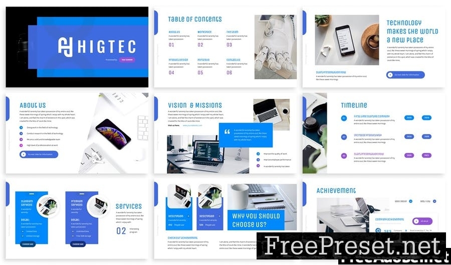 HigTec - Technology Powerpoint Template