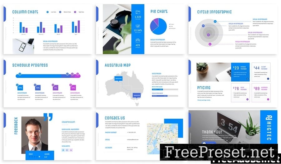 HigTec - Technology Powerpoint Template