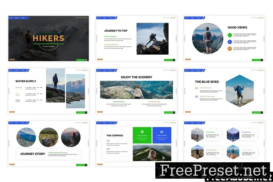 Hikers Presentation Template