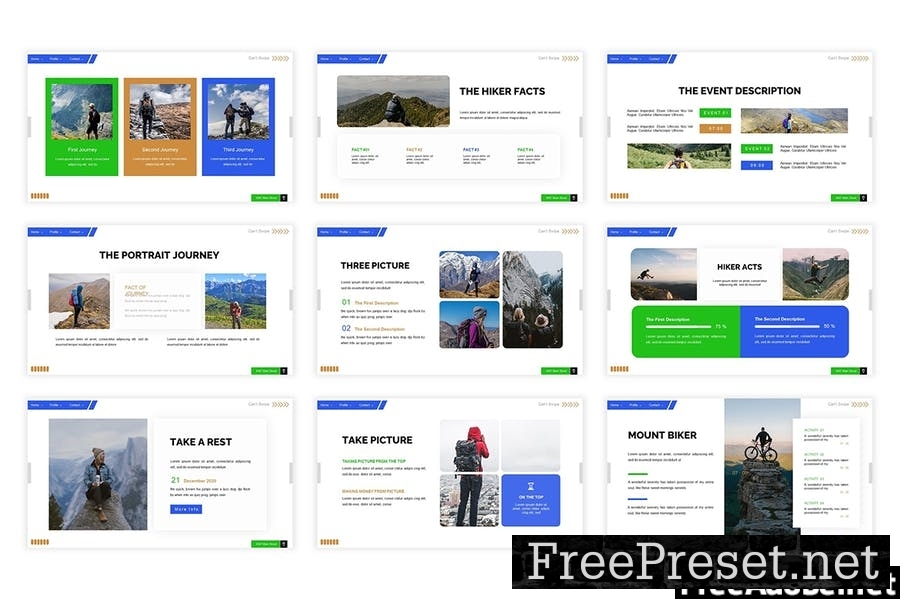 Hikers Presentation Template