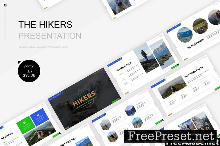 Hikers Presentation Template KG6NF56