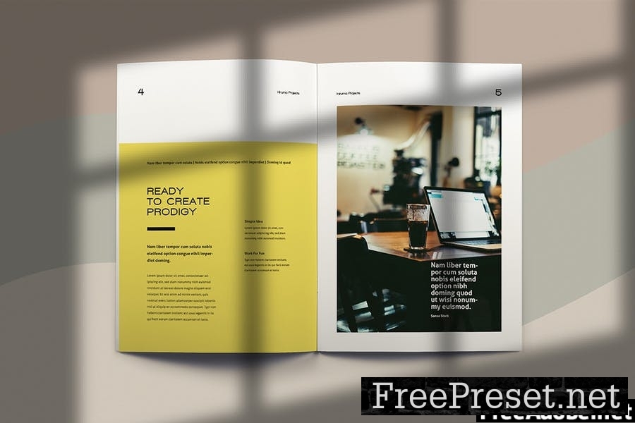 Hiruma - Brochure Template Indesign