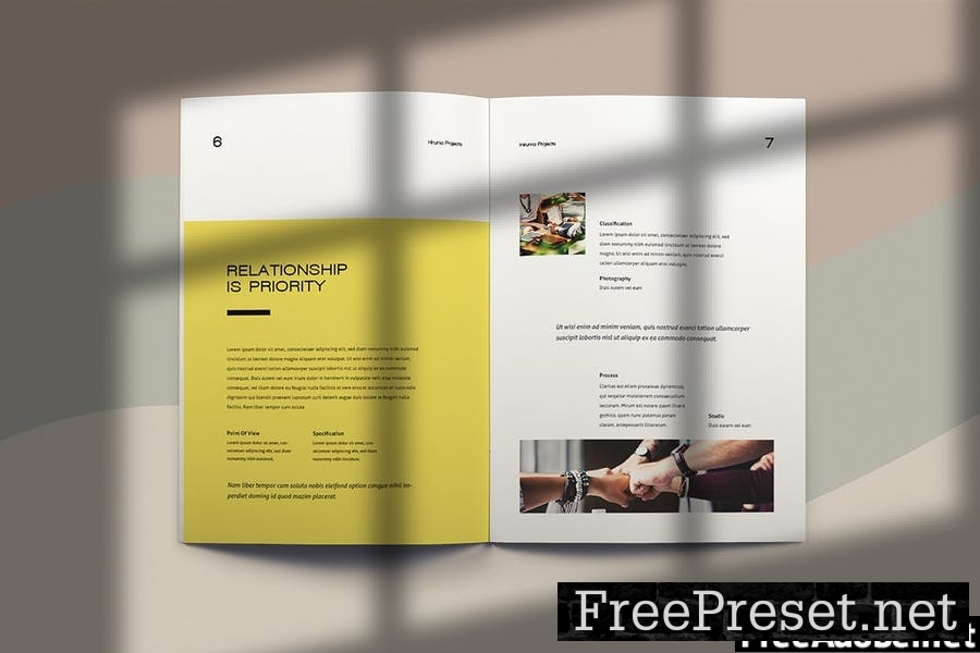 Hiruma - Brochure Template Indesign