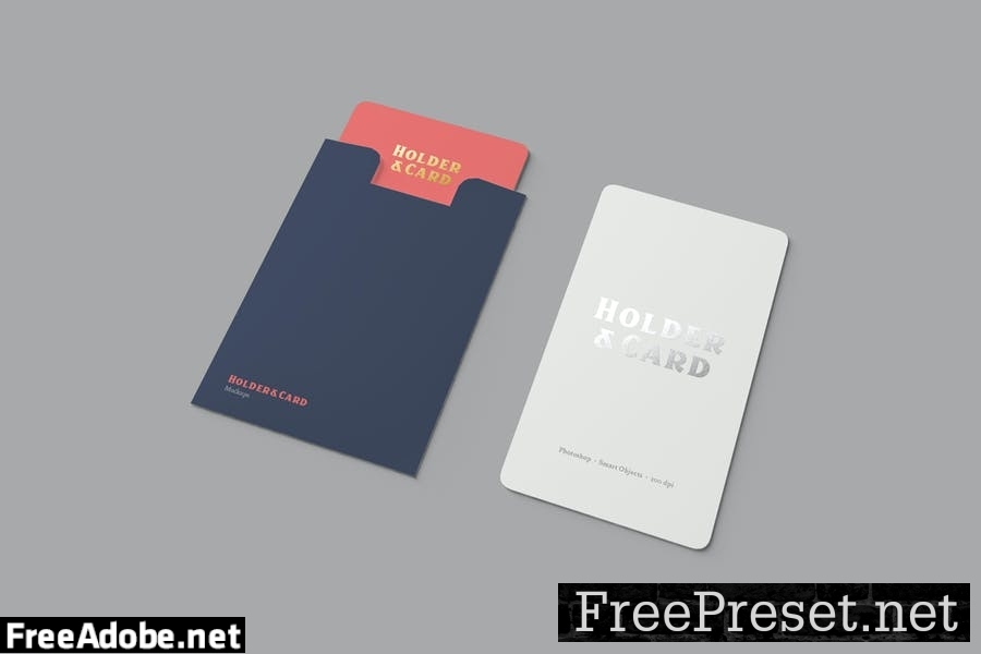 Holder and Card Mockups