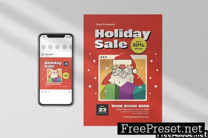 Holiday Sale Flyer Pack S8C3YM5