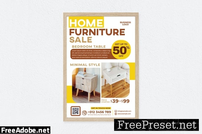 Home Furniture Sale Poster HTYJ52L