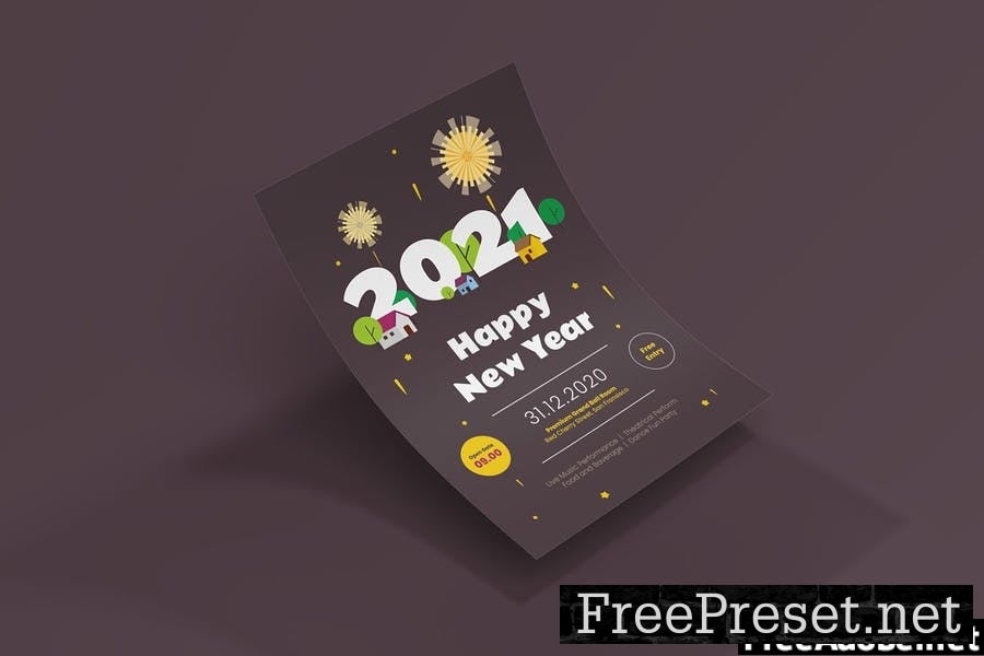 Home New Year - Flyer 9PHVHBN