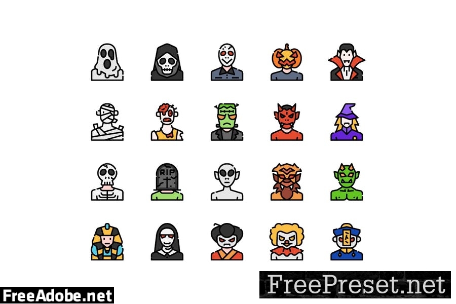 Horror Avatar Icons Packs ZDEKF3P