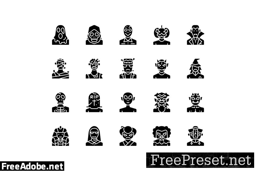 Horror Avatar Icons Packs ZDEKF3P