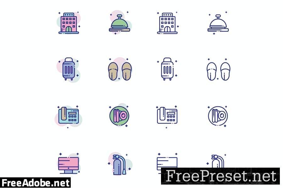 Hotel Icon Pack VUCPFKX