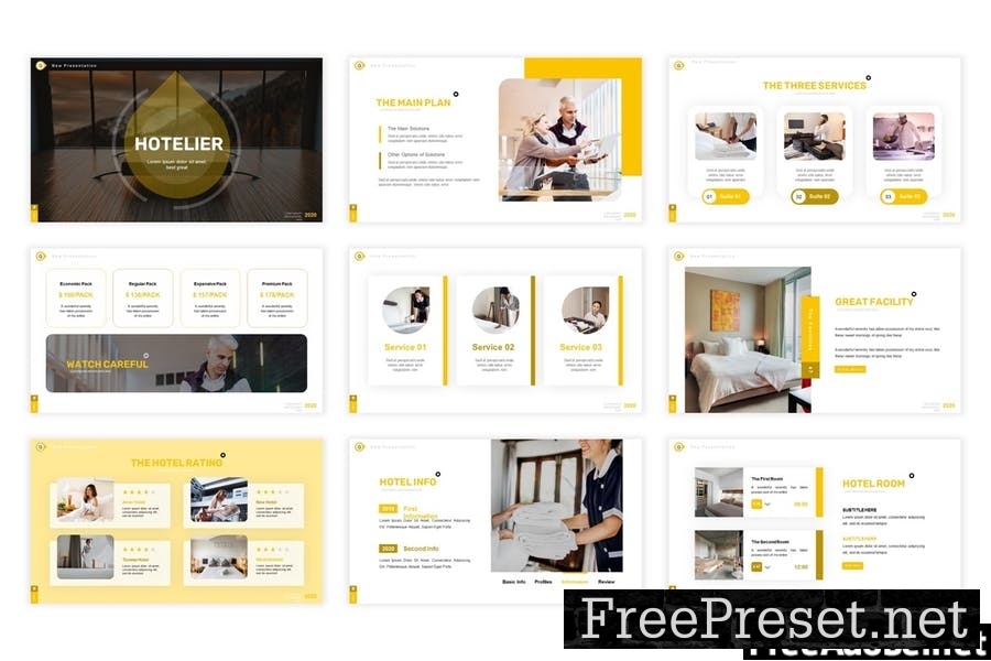 Hotelier Presentation Template D6K4UNF