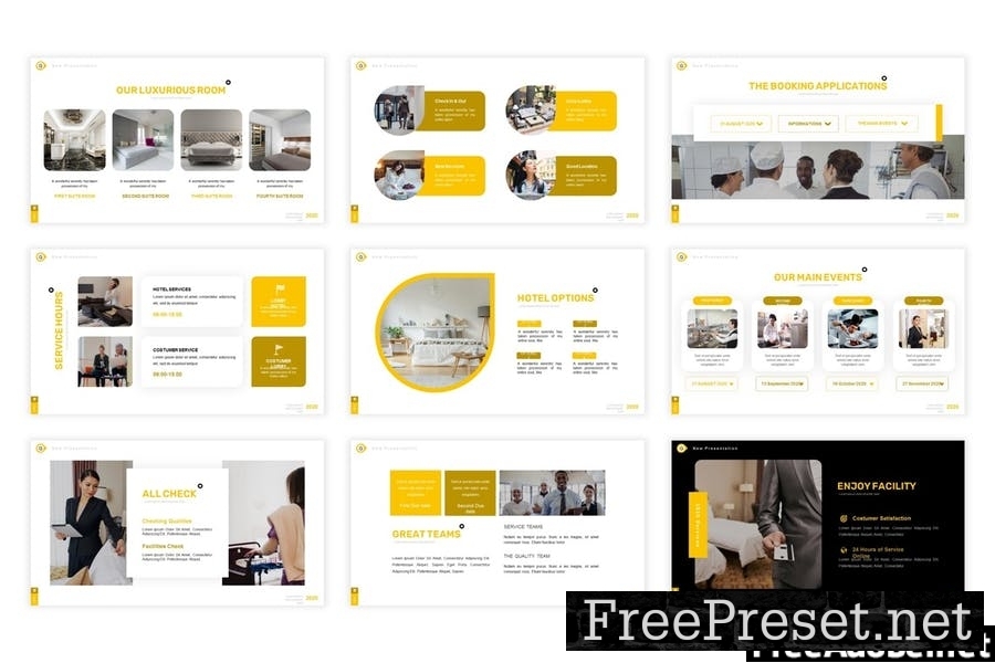 Hotelier Presentation Template D6K4UNF