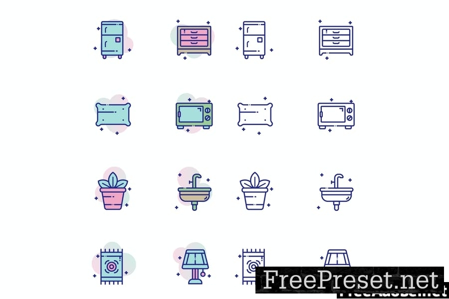 Household Icon Pack 9KVVRBA