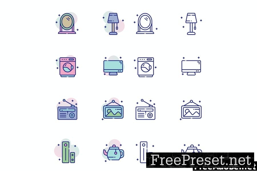 Household Icon Pack 9KVVRBA