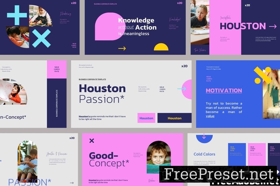 Houston Powerpoint Template