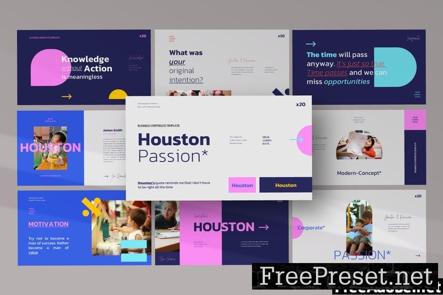 Houston Powerpoint Template