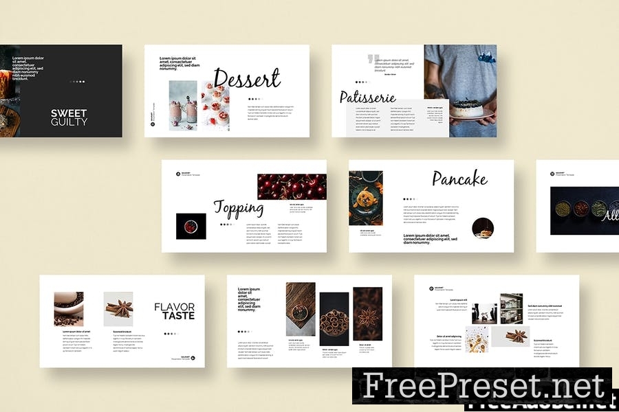 HQ - Gourmet Presentation Template