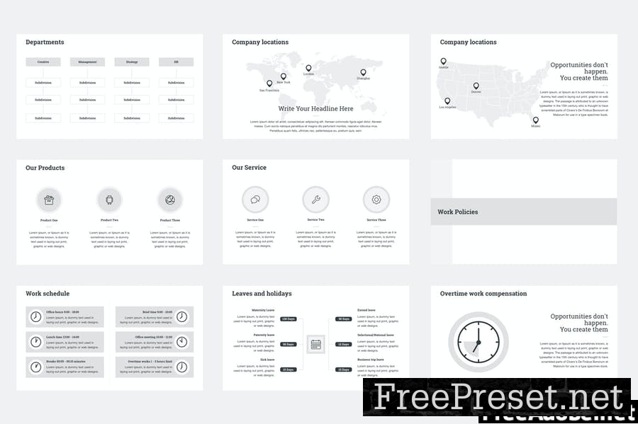 HR Human Resources Google Slides Template QRUP6Q8