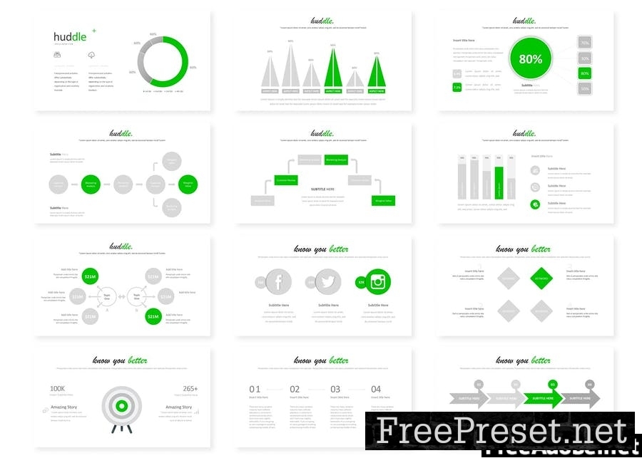 Huddle - Google Slides Template