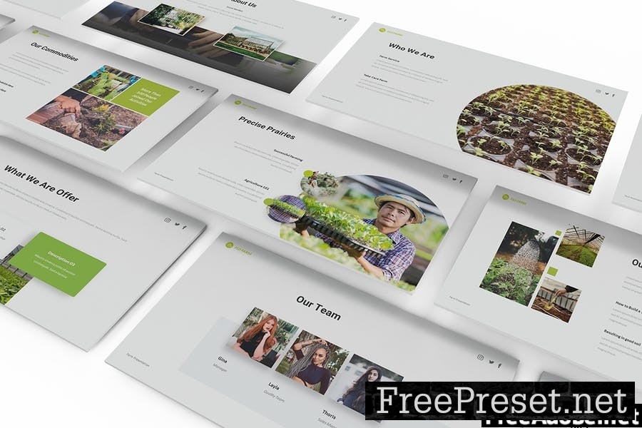 Hydroponic Powerpoint Presentation Template