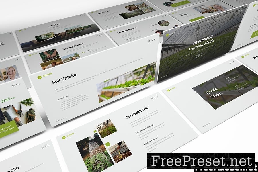 Hydroponic Powerpoint Presentation Template