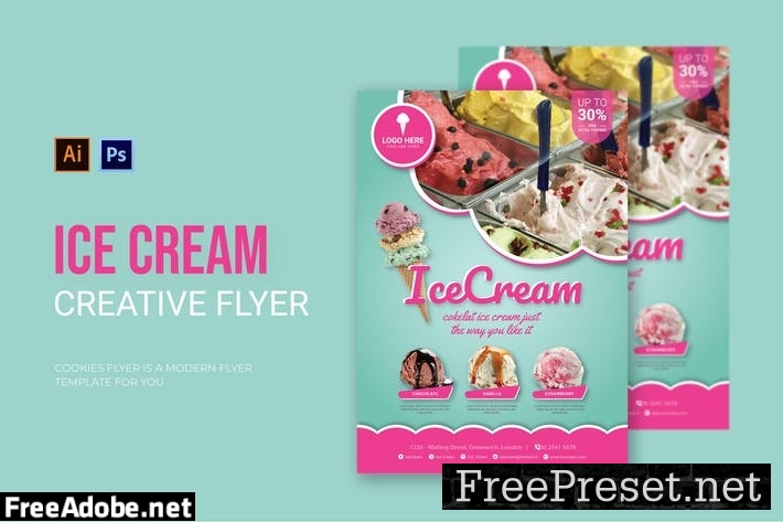 Ice Cream - Flyer LW8EAFW