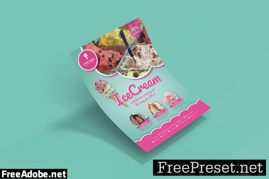 Ice Cream - Flyer LW8EAFW